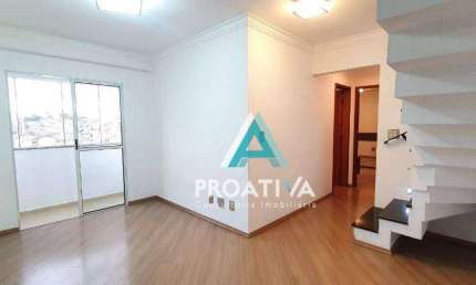 Cobertura com 2 dormitórios à venda, 112 m² por R$ 590.000,00 - Vila Camilópolis - Santo André/SP