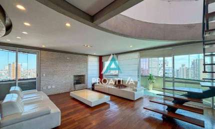 Cobertura com 5 dormitórios à venda, 414 m² por R$ 3.500.000,00 - Jardim - Santo André/SP