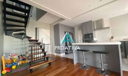 Cobertura com 2 dormitórios à venda, 158 m² - Campestre - Santo André/SP