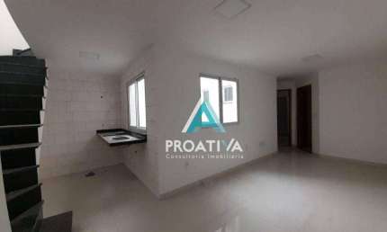Cobertura com 2 dormitórios à venda, 76 m² por R$ 480.000,08 - Parque das Nações - Santo André/SP