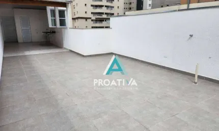 Cobertura com 3 dormitórios à venda, 146 m²  - Campestre - Santo André/SP