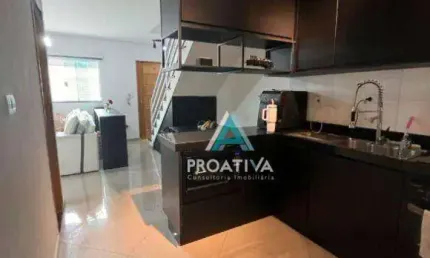 Sobrado com 3 dormitórios à venda, 106 m²- Vila Metalúrgica - Santo André/SP