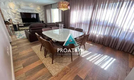 Apartamento com 3 dormitórios à venda, 205 m² - vila boa vista - santo andré/sp