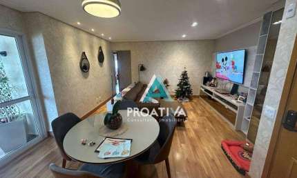 Apartamento com 3 dormitórios à venda, 126 m² - Vila Gilda - Santo André/SP