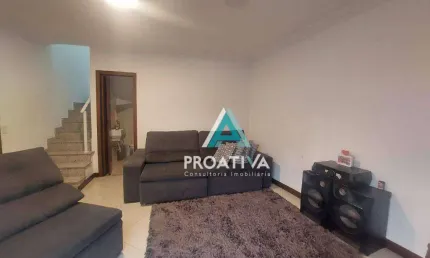 Sobrado com 2 dormitórios à venda, 118 m² - vila helena - santo andré/sp