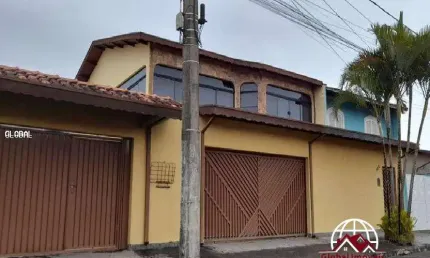 Casa para Venda em Taubaté, Parque São Cristóvão, 4 dormitórios, 1 suíte, 4 banheiros, 12 vagas