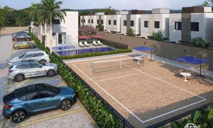 Casa para Venda em Tremembé, Caminho Novo, 3 dormitórios, 1 suíte, 3 banheiros, 2 vagas