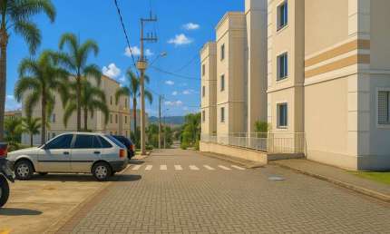 Apartamento para Locação em Taubaté, Parque Aeroporto, 2 dormitórios, 1 banheiro, 1 vaga