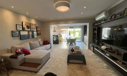 Casa em condomínio fechado com 3 quartos à venda na rua sérgio iglésias barcellos, 45, lomba do pinheiro, porto alegre, 126 m2 por r$ 720.000