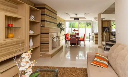 Casa em condomínio fechado com 3 quartos à venda na avenida coronel marcos, 1460, pedra redonda, porto alegre, 273 m2 por r$ 2.280.000