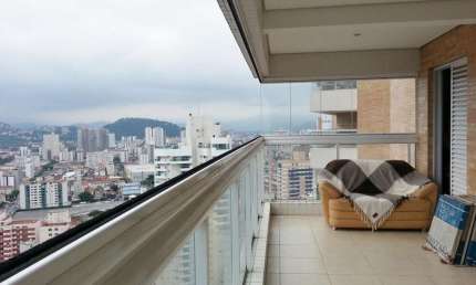 Apartamento a venda no Castell Due Piazze no Gonzaga em Santos