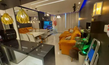 Lindo apartamento a venda em Santos no Embaré na praia