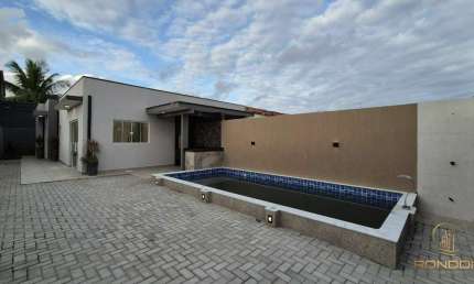 Casa com 2 dormitórios, sendo 2 suítes no Grandesp, Itanhaém / SP