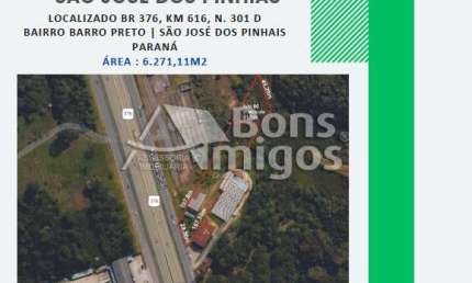 Terreno à venda na Rodovia BR-376, 301 D, Barro Preto, São José dos Pinhais por R$ 1.800.000