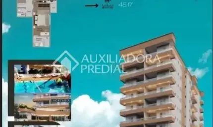 Apartamento com 1 quarto à venda na Rua Panamá, 489, Guilhermina, Praia Grande, 51 m2 por R$ 330.000