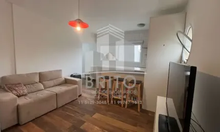 Belíssimo apartamento mobiliado ao lado do Metrô Marechal Deodoro com 01 vaga, ar condicionado, fino acabamento, andar alto, varanda e amplo lazer