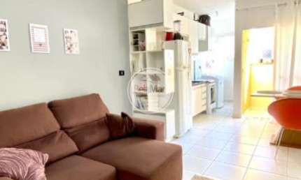 Apartamento a venda com 2 dormitórios e 1 banheiro social a venda no Ipiranguinha em Ubatuba - SP.
