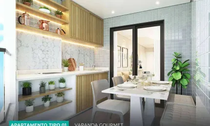 Apartamento com 2 quartos à venda no Balneário Maracanã, Praia Grande 