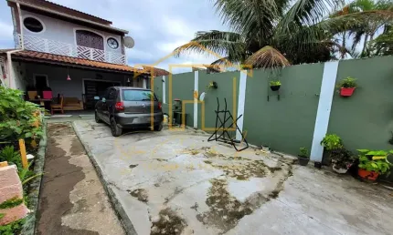 Sobrado para venda em itanhaém, jardim guacyra, 3 dormitórios, 2 suítes, 3 banheiros, 6 vagas