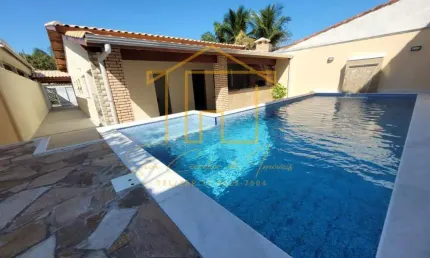 Casa para venda em itanhaém, jardim regina, 3 dormitórios, 1 suíte, 3 banheiros