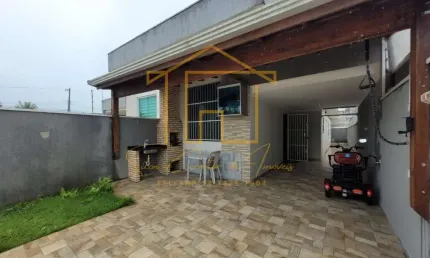 Casa para venda em itanhaém, nova itanhaém, 2 dormitórios, 1 suíte, 2 banheiros, 3 vagas