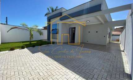 Casa para Venda em Itanhaém, Jardim Cibratel II, 3 dormitórios, 1 suíte, 3 banheiros, 4 vagas
