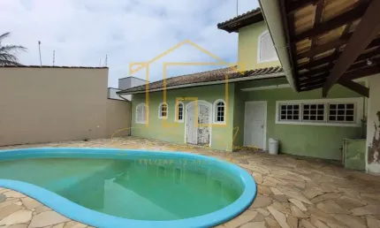Casa para venda em itanhaém, jardim grandesp, 2 dormitórios, 1 suíte, 3 banheiros, 7 vagas