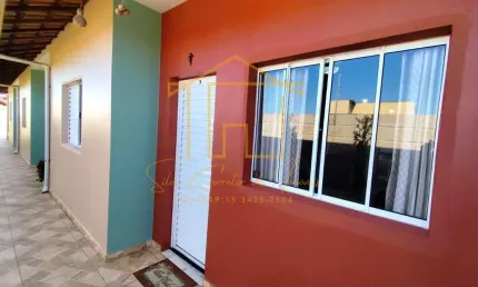 Casa em condomínio para venda em itanhaém, jardim cibratel ii, 2 dormitórios, 1 banheiro, 1 vaga