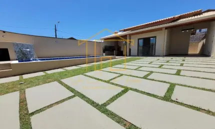 Casa para venda em itanhaém, jardim grandesp, 3 dormitórios, 3 suítes, 4 banheiros