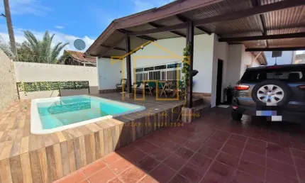 Casa para venda em itanhaém, jardim grandesp, 5 dormitórios, 3 suítes, 4 banheiros, 5 vagas