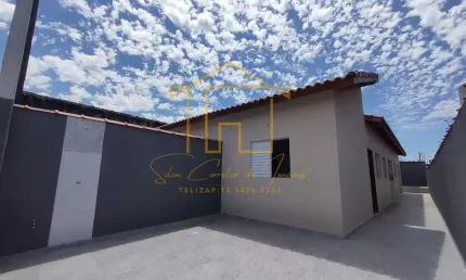 Casa para venda em itanhaém, balneário tupy, 2 dormitórios, 1 suíte, 2 banheiros