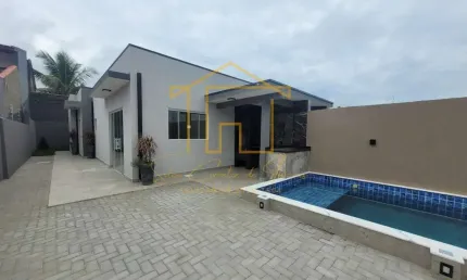 Casa para Venda em Itanhaém, Jardim Grandesp, 2 dormitórios, 1 suíte, 2 banheiros, 3 vagas