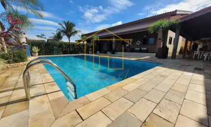 Casa para Venda em Itanhaém, Jardim Grandesp, 5 dormitórios, 4 suítes, 6 banheiros, 10 vagas