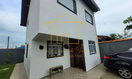 Casa para Venda em Itanhaém, Jardim Grandesp, 3 dormitórios, 1 suíte, 3 banheiros, 2 vagas