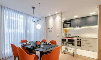 Excelente empreendimento, apto novo,  totalmente mobiliado e decorado, pronto para morar no bigorrilho!