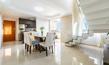 Cobertura Duplex no Centro de Pinhais com 3 Quartos, sendo 2 Suites