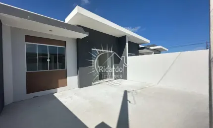 Casa com 2 quartos à venda na joselina são bonato, 518, balneário monções, matinhos, 55 m2 por r$ 319.000