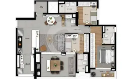 Apartamento com 3 quartos à venda na rua imbarié, --, vila prudente, são paulo, 118 m2 por r$ 1.702.128