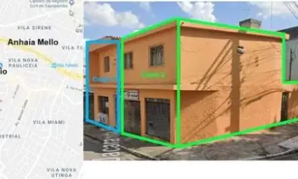 Casa com 7 quartos à venda na Rua Jacarandá Preto, --, Vila Industrial, São Paulo, 264 m2 por R$ 585.000