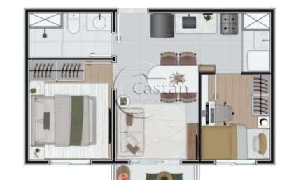 Apartamento com 2 quartos à venda na Criciumal, --, Mooca, São Paulo, 35 m2 por R$ 283.000