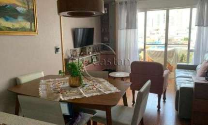 Apartamento com 3 quartos à venda na Avenida Regente Feijó, --, Jardim Anália Franco, São Paulo, 67 m2 por R$ 872.300