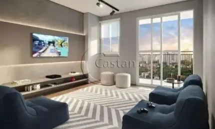 Apartamento com 2 quartos à venda na rua cajuru, --, belenzinho, são paulo, 39 m2 por r$ 360.000