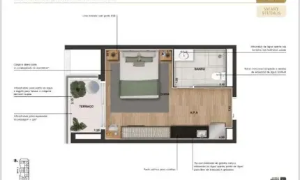 Apartamento com 1 quarto à venda na Rua Coronel Sousa Reis, --, Vila Zilda (Tatuapé), São Paulo, 26 m2 por R$ 320.000