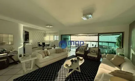 Apartamento de luxo com 5 dormitórios à venda, 225 m² por R$ 2.000.000 - Tortuga - Guarujá/SP