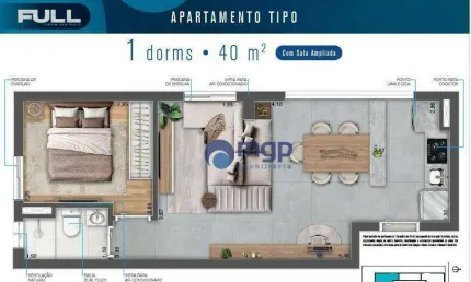 Apartamento novo, à venda na vila paulicéia - 40 m² - são paulo/sp