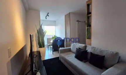 Apartamento semi-mobiliado com 2 quartos à venda na vila gustavo - 47 m² - são paulo/sp