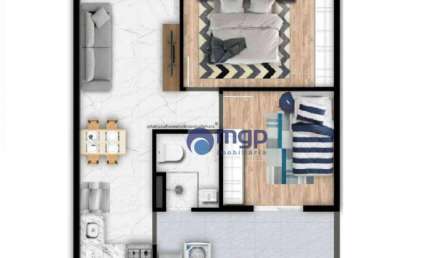 Apartamento com 2 dormitórios à venda, 38 m² por R$ 270.000,00 - Vila Mazzei - São Paulo/SP