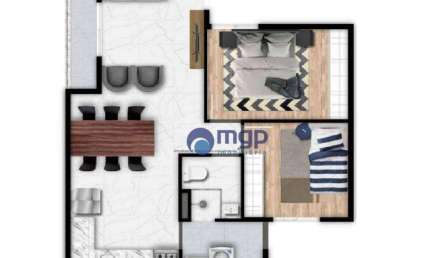 Apartamento com 2 dormitórios à venda, 54 m² por R$ 295.000,00 - Vila Mazzei - São Paulo/SP
