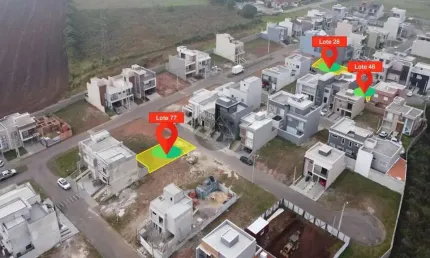 Terreno em Condomínio  a venda no Costeira em São José dos Pinhais.