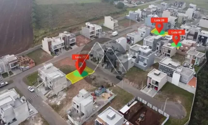 Terreno em Condomínio  a venda no Costeira em São José dos Pinhais.